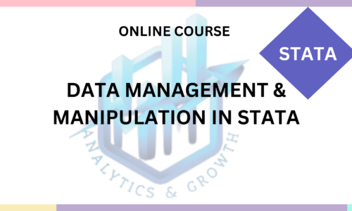 Data Management and Manipulation in Stata (Hindi/Urdu)