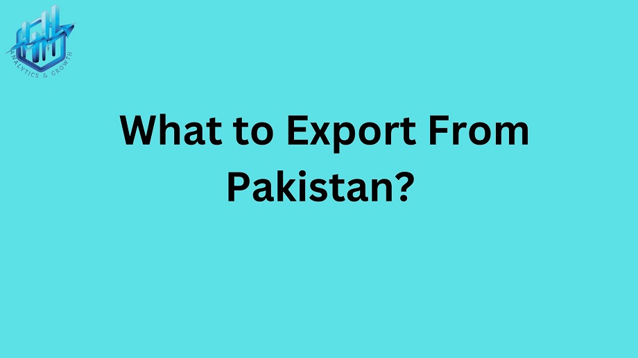 Pakistan Export